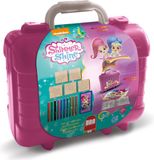 Shimmer & Shine Multiprint - Koffer - 5 Stempels + 10 Potloden