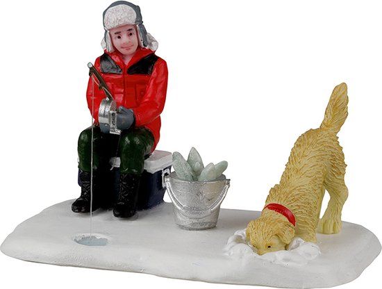 Lemax Ice Fishing Buddies