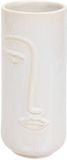 Soleya witte keramische vaas 25 cm