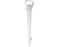 Sunnydays Parasolharing/anker - wit - kunststof - H38 cm
