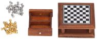 Miniature Chess Set for Dollhouses 1:12
