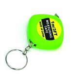 PARENCE. Mini meetlint 1m, couturier 3FT, kleermaker/Kleine kom meter (1 meter) Flexibele pocket sleutelhanger grootte - willekeurige kleur