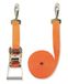Braun 2000-2-800+4010 spanband daN, 4000 daN, tweedelig, voor professionals, volgens DIN EN 12195-2, kleur oranje, 8 M lengte, 50 mm bandbreedte, met