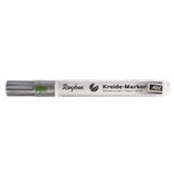 Rayher 38830610 krijtmarker, wigvormige punt 2-6 mm, bril.zilver