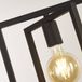 Searchlight PLAZA Hanglamp 4 Lichts Zwart Verstelbaar