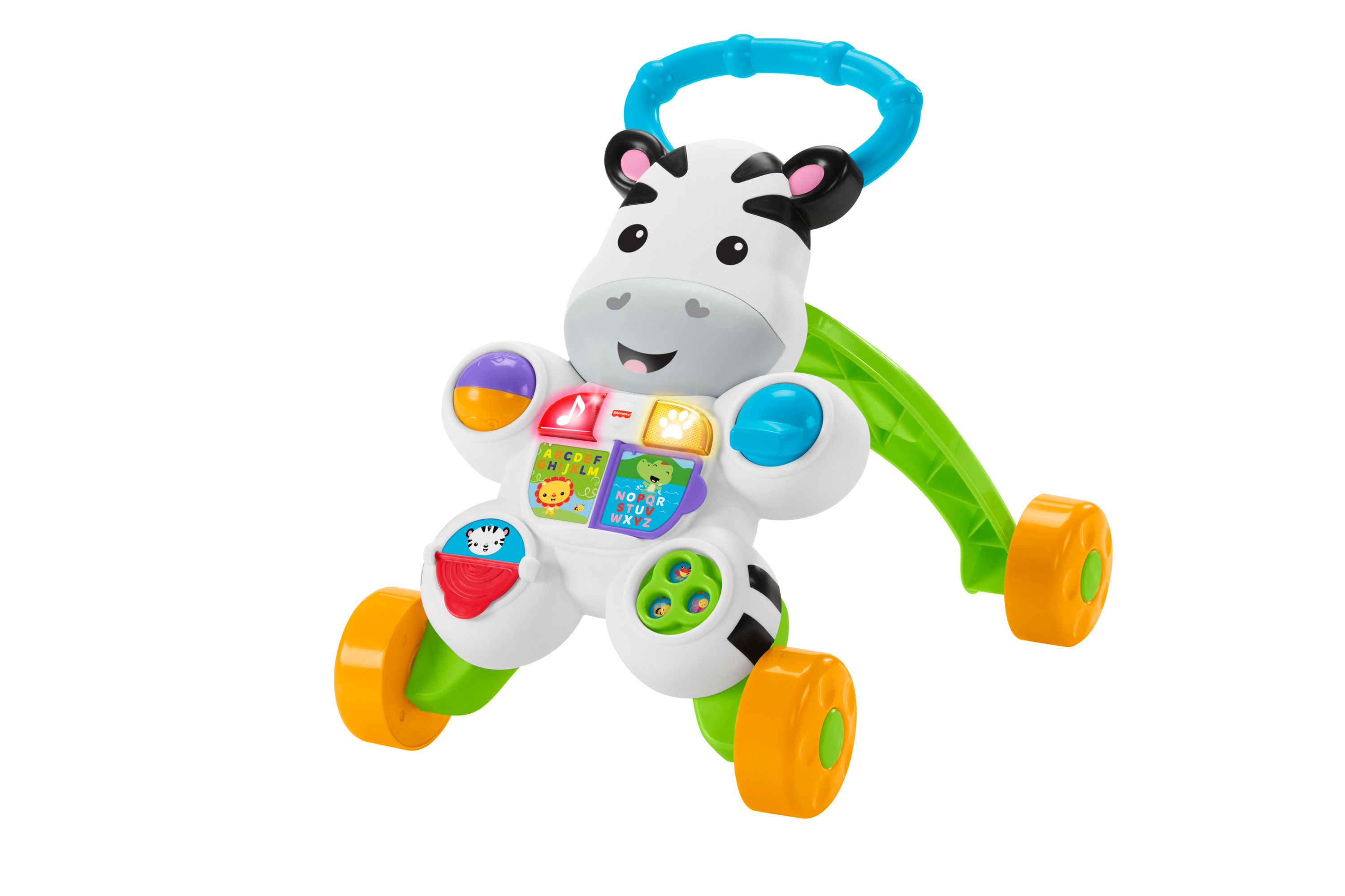 Fisher-Price Loop Met Mij Zebra - Franstalig Loopstoel - Baby Speelgoed