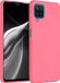 kwmobile telefoonhoesje geschikt voor Samsung Galaxy A12 - Hoesje voor smartphone - Back cover in neon koraal
