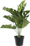 Item International Items Kunstplant Monstera plant in bloempot - Groen - 42 x 51 cm - Kamerplanten