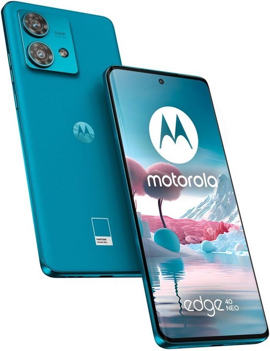 Motorola Motorola Edge 40 Neo 16,6 cm (6.55") Dual-SIM Android 13 5G USB Type-C 12 GB 256 GB 5000 mAh Blauw