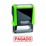 Trodat 4911 Printy stempel met Spaanse tekst, zelfkleurend, grootte van de tekstplaat 37 x 14 mm, rood