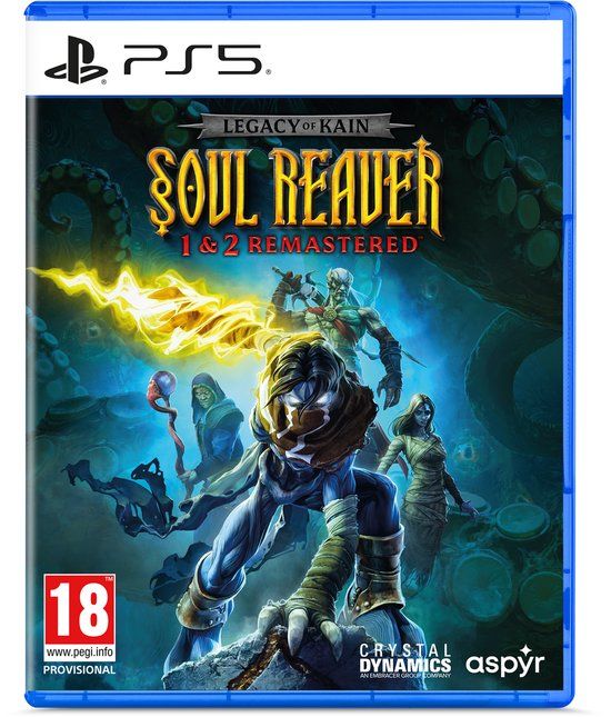 Legacy of Kain: Soul Reaver 1 & 2 Remastered - PS5 - Standard Edition - Blu-ray