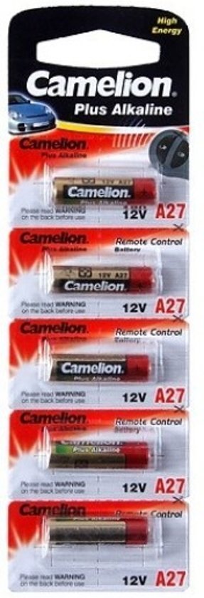 ABC-LED A27 Batterij - 5 stuks - Camelion