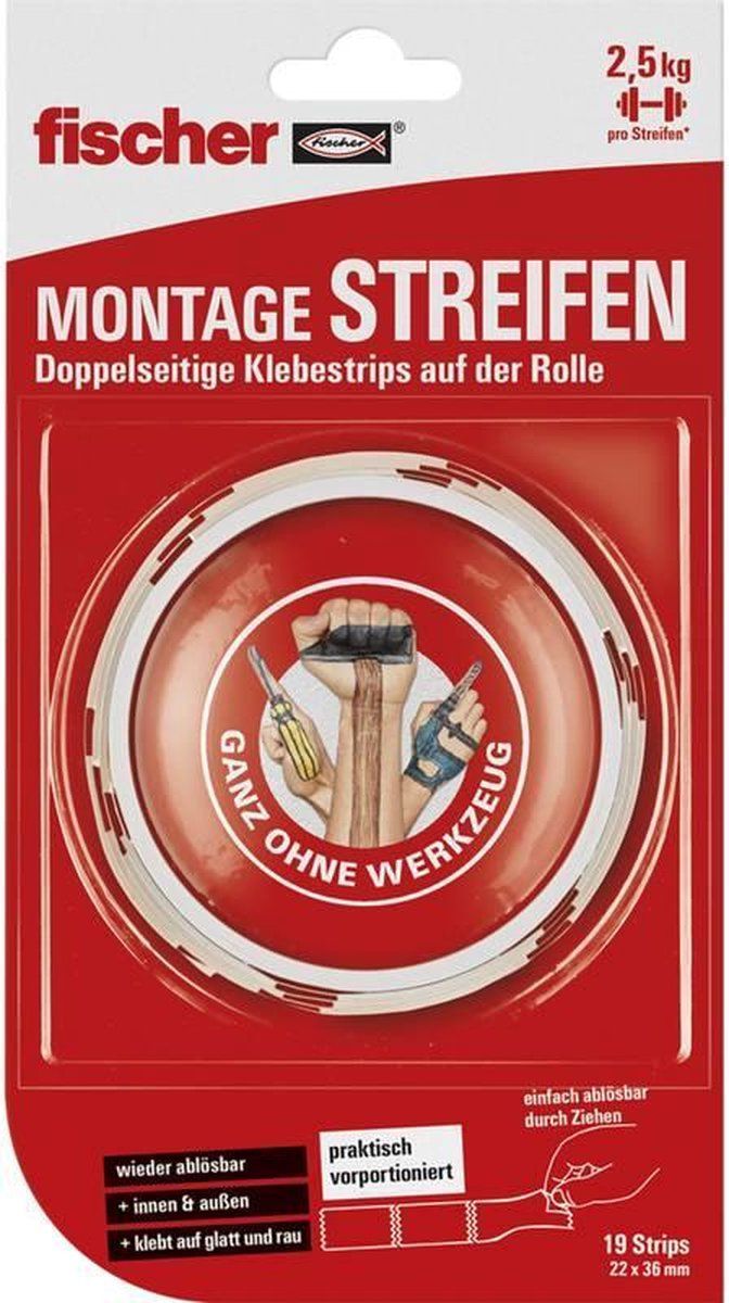 Fischer Bevestigingsstrips - 19 strips - 4048962325508