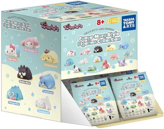 Hello Kitty Sanrio Twinchees Mini Figures Funyu-Maru 5 cm Display (24)