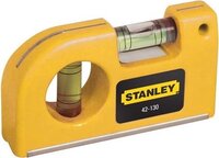 STANLEY 0-42-130 Pocket Spirit Level - 8,7cm - Geel