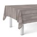 Martina Home Tafelkleed van wasdoek hout bruin 140 rond