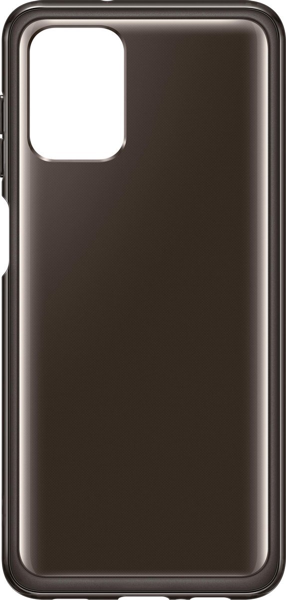 Samsung Cover Soft Clear Galaxy A12 Zwart