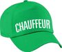 Bellatio Decorations Verkleed pet voor volwassenen - chauffeur - groen