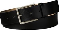 Calvin Klein Heren WARMTH BUCKLE 35MM LV04D7047G Riemen, Zwart (Zwart/Antiek Zilver), 125