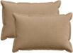vidaXL Taie d'oreiller - Marron - 50 x 75 cm - Satin de coton - 2 Pièces