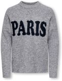 ONLY GIRLS ONLY - Meisjes pull - Maat 146/152 - GRIJS - Acryl