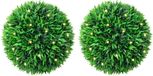 vidaXL Kunstbuxusballen met LED-verlichting, 2 stuks, 38 cm, groen