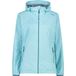 CMP dames regenjas met vaste capuchon-33x7496, Aqua (blauw), D42