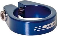 XLC zadelbuisklem 34.9 aluminium blauw PCB-05