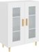 vidaXL Dressoir, wit, 69,5 x 34 x 90 cm, houtvezel