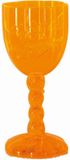 Merkloos / Sans marque Faram B.V.B.A. Horror kelk wijnglas - drinkbeker - oranje pompoen - Gotische Halloween wijnglazen