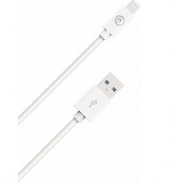 Bigben Connected USB A/Lightning-kabel 50cm - 2,4A, Wit