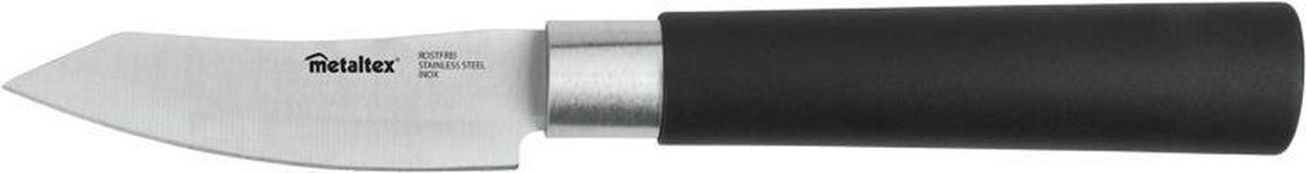 Metaltex Officemes Asia - 19 cm - Rvs/polypropyleen - Zwart/zilver