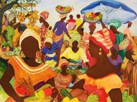 SunsOut Puzzle To Market - 1000 stukjes legpuzzel karton