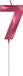 Folat Kaars Glamour Cijfer 7 Roze Metallic