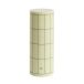 HAY Bougie bloc Column Candle large 25 cm vert clair avec grille damier vert foncé