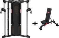 PT Essentials PRO Functional Trainer incl. banc réglable - Noir