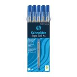 Schneider Tops 505 PTE M Lijn Breedte Balpen, 10 stuk(s), Blauw