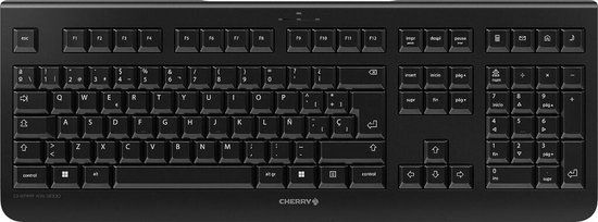 Cherry KW 3000 Toetsenbord Universeel RF Draadloos QWERTY Spaans Zwart