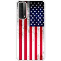 P Smart 2021 Drapeau USA Bedrukt siliconen hoesje