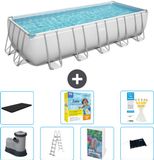 Bestway Rechthoekig Power Steel Zwembad - 640 x 274 x 132 cm - Grijs