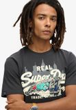 Superdry New York T-shirt met print Heren Zwart XL