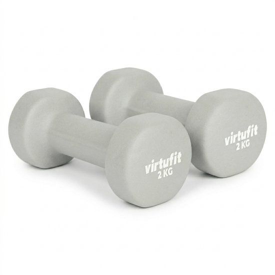 VirtuFit Vinyl Dumbbell Pro - 2 kg - Green