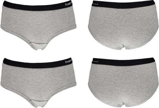 Apollo Dames Hipster Grijs Bamboe 2-pack - Maat XL