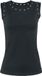 Gothicana by EMP Gothicana Zwarte top met gat klinknagels - Dames - XL