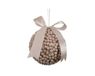 Kerstbal foam 8 cm donker parel