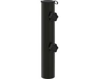 vidaXL Parasolvoet, 0,6 kg, zwart, van ijzer, geschikt voor parasols met een diameter van 40-50 mm