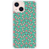 Apple iPhone 13 Mini Siliconen hoesje candy cane