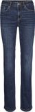 VERO MODA VMFLASH MR STRAIGHT JEANS LI3300 GA NOOS - Dark Blue Denim - Maat M X L32