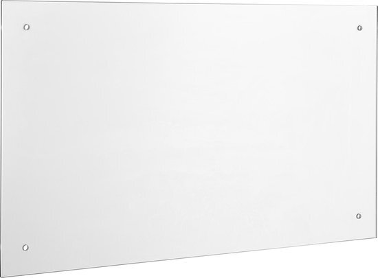 NEUHAUS Achterwand spatscherm glas keuken 90x50 cm transparant