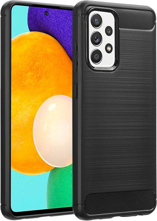 imoshion Brushed Backcover Zwart voor Samsung Galaxy A52 / A52s / A52 5G